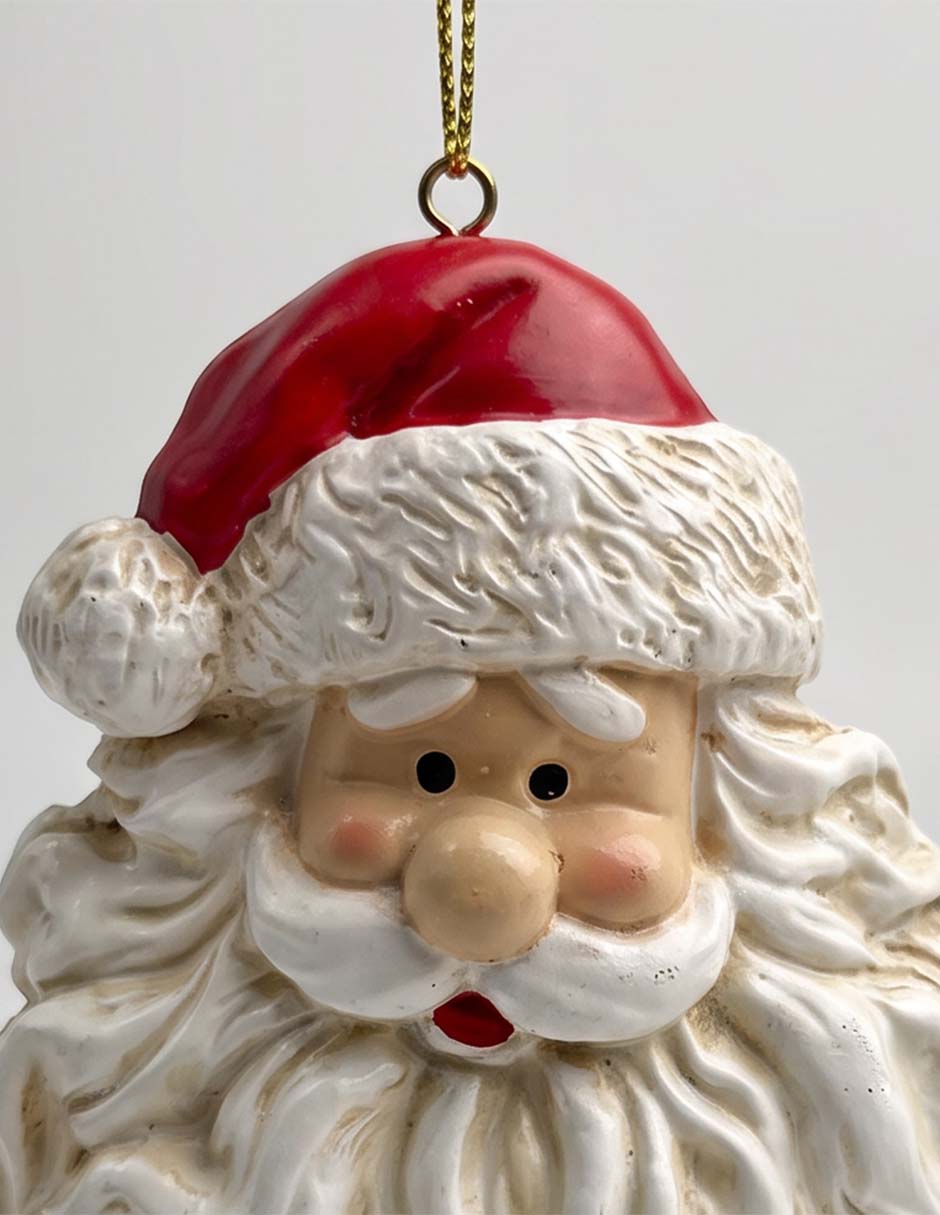 Ornamento navideño de santa claus 2