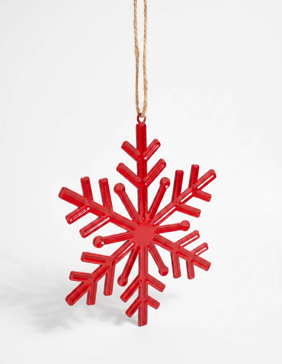 Ornamento navideño copo de nieve christmas spirit 2