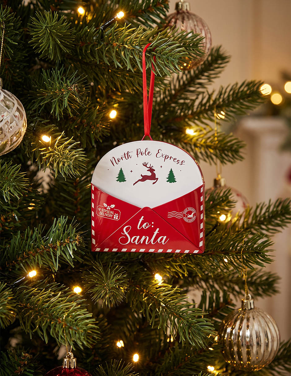 Ornamento navideño buzón christmas spirit Ornamento navideño buzón christmas spirit