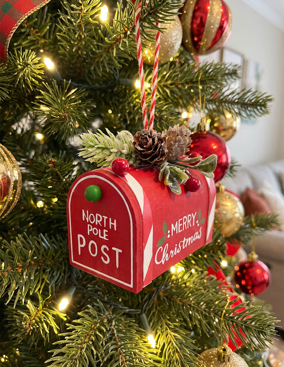 Ornamento navideño buzon haus holidays