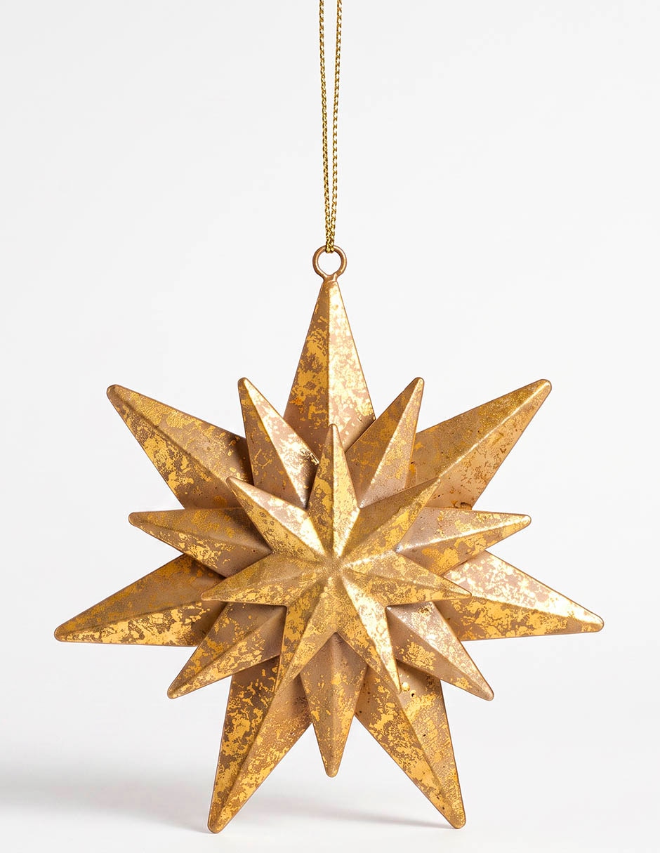 Ornamento navideño estrella Christmas Spirit 2