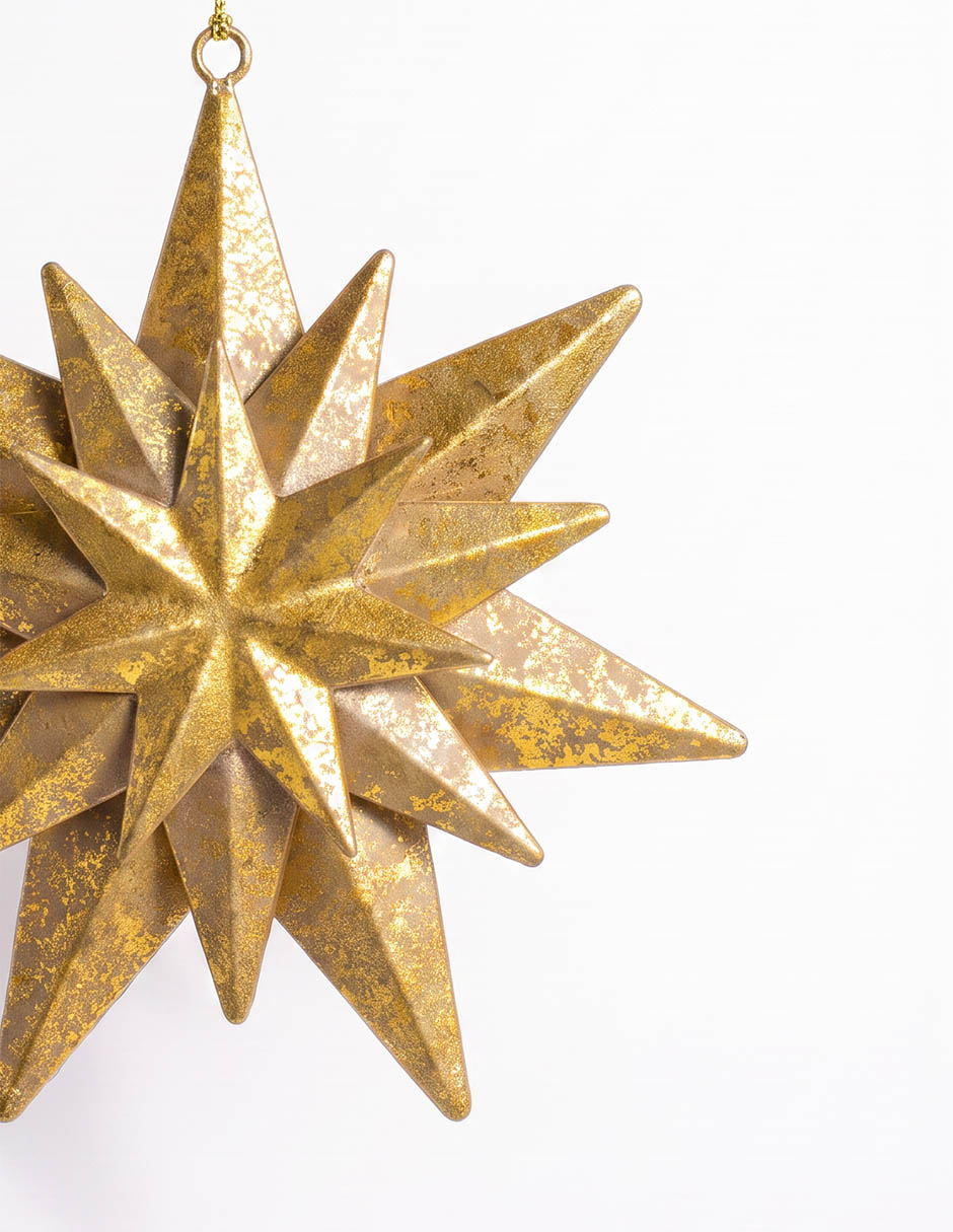 Ornamento navideño estrella Christmas Spirit 3