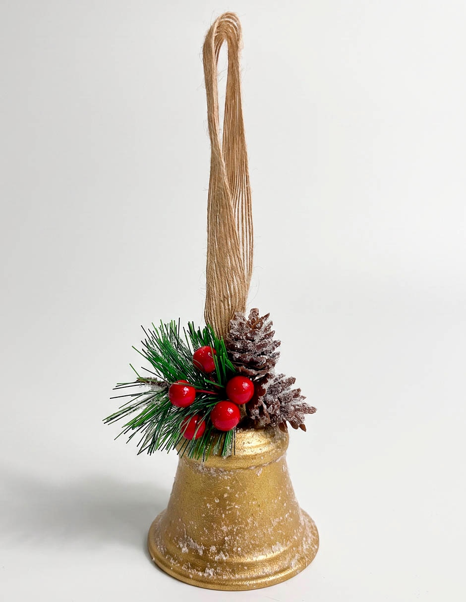 Ornamento navideño campana Christmas Spirit 1