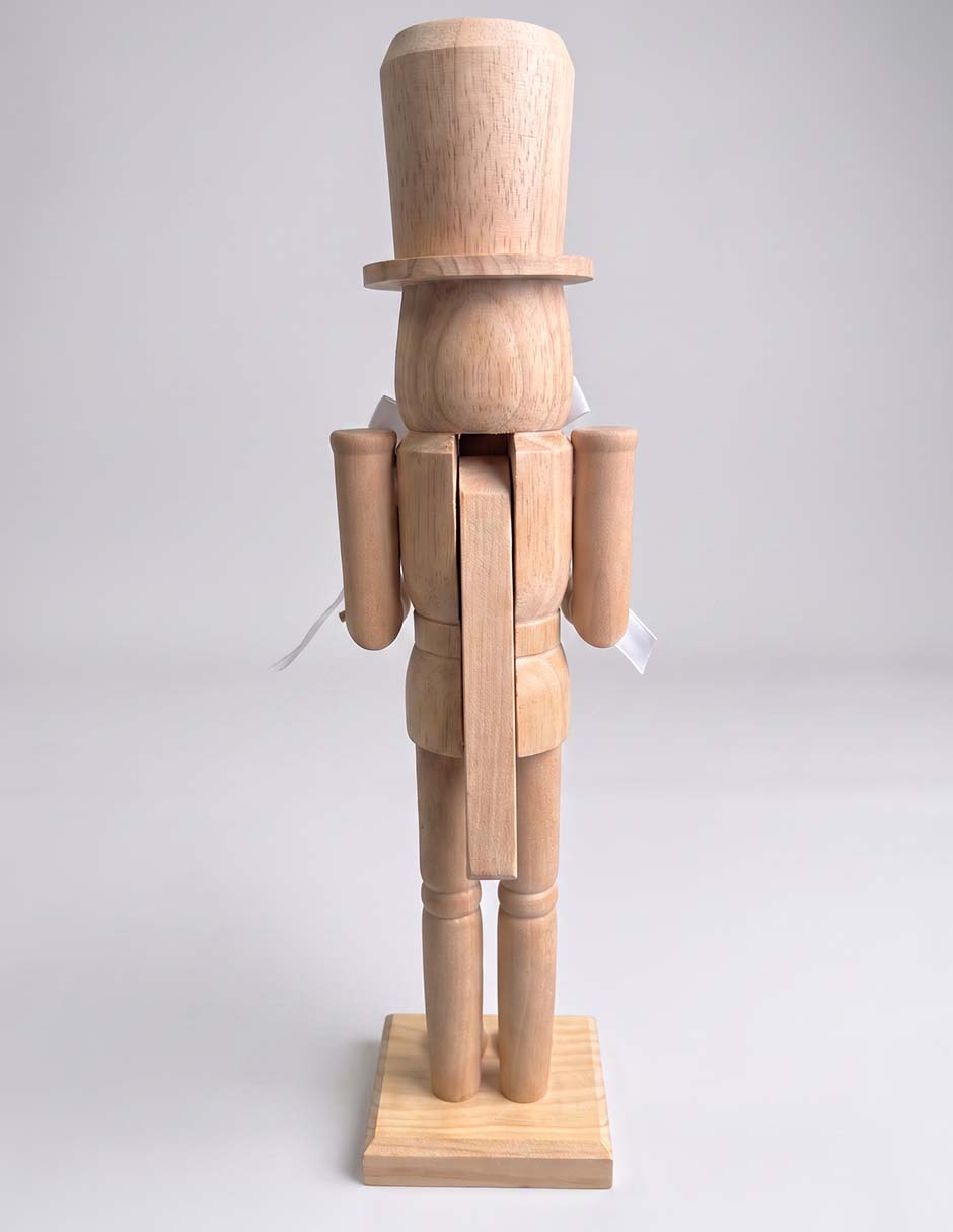Figura decorativa cascanueces hus holidays de madera 3