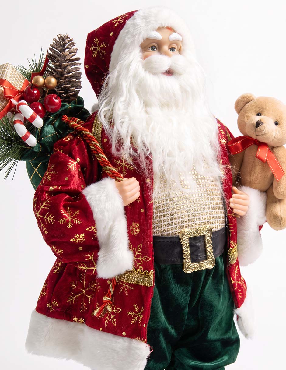 Figura decorativa navideña de Santa Claus Figura decorativa navideña de Santa Claus