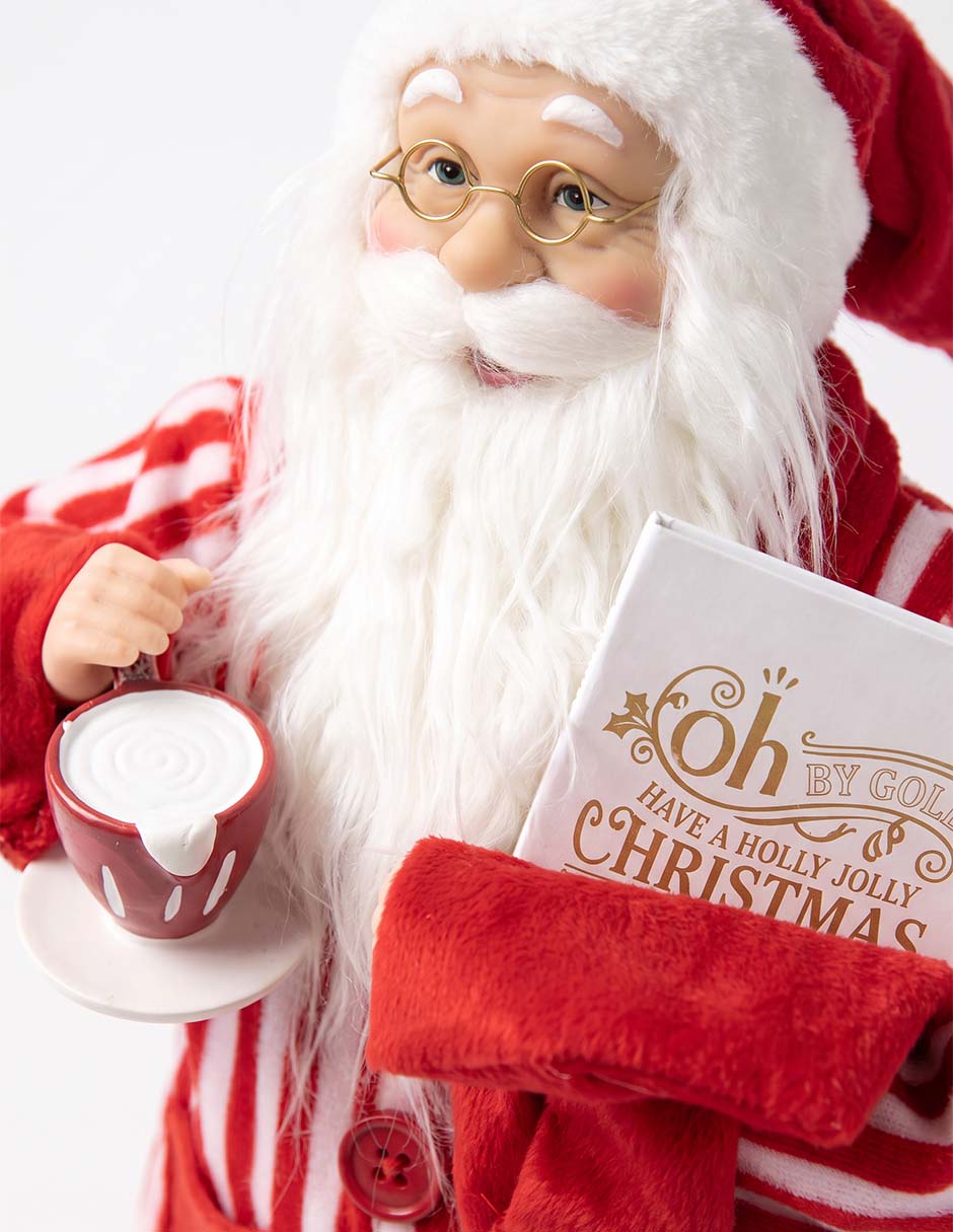 Figura decorativa navideña de Santa Claus