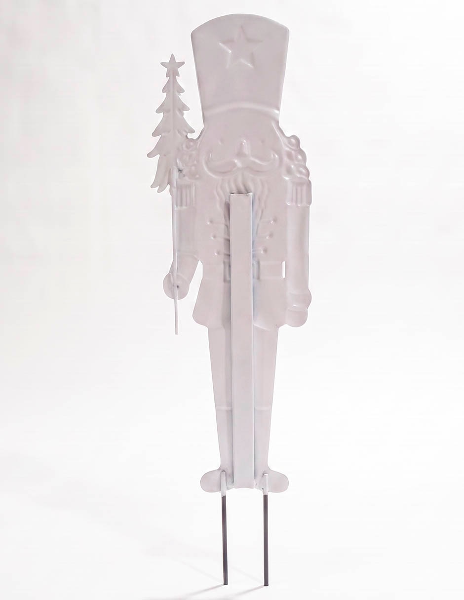Estaca decorativa christmas spirit de metal 2