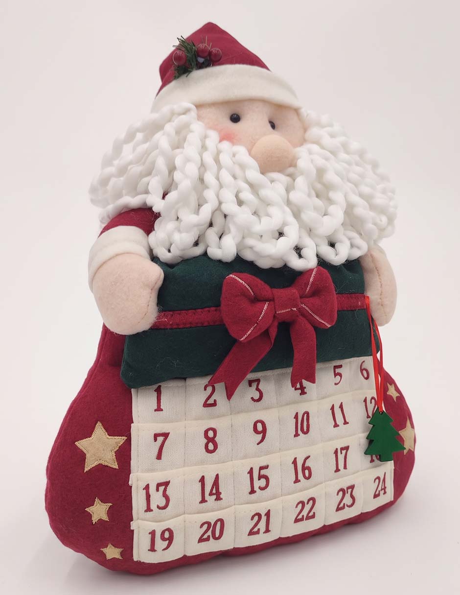 Cojín decorativo Calendario Santa Claus