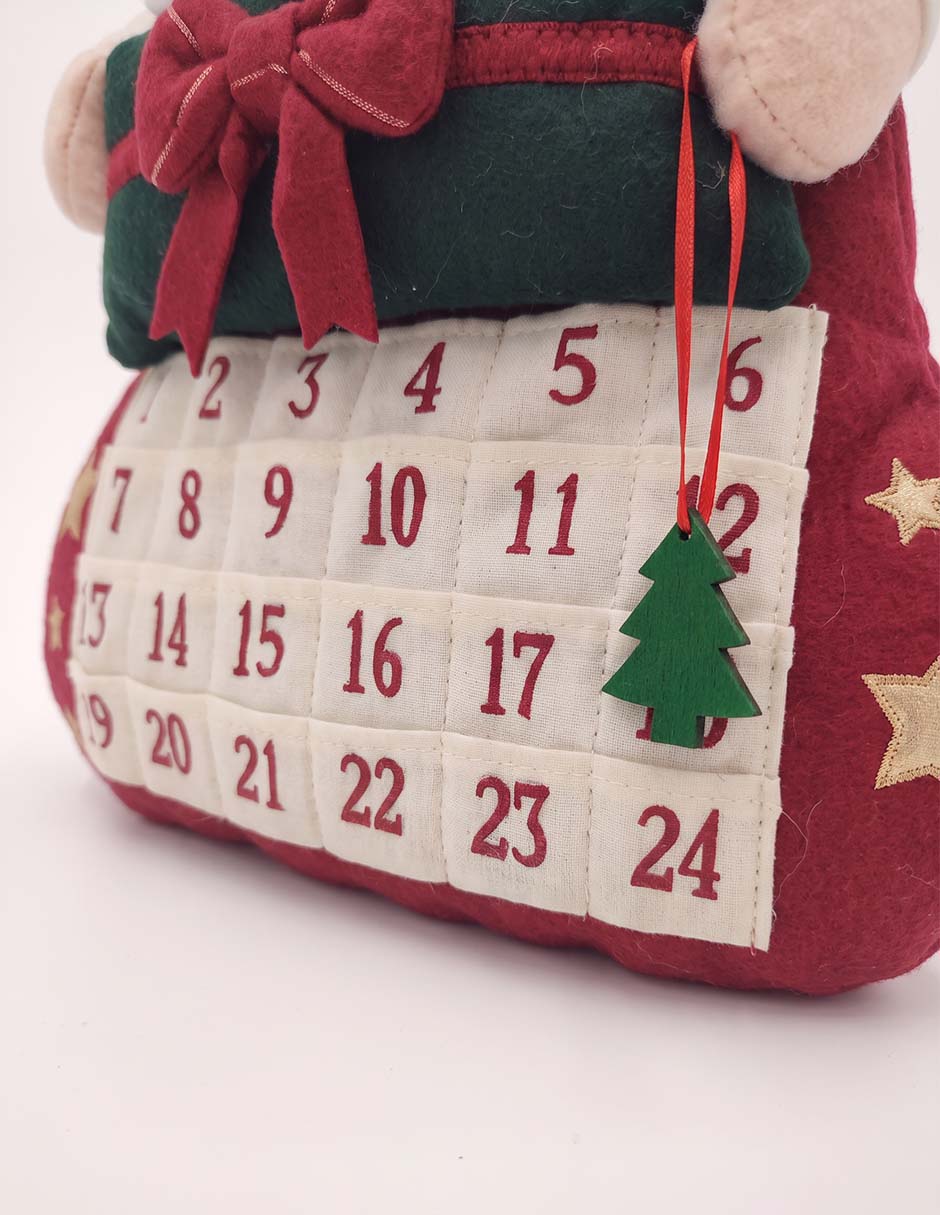 Cojín decorativo Calendario Santa Claus