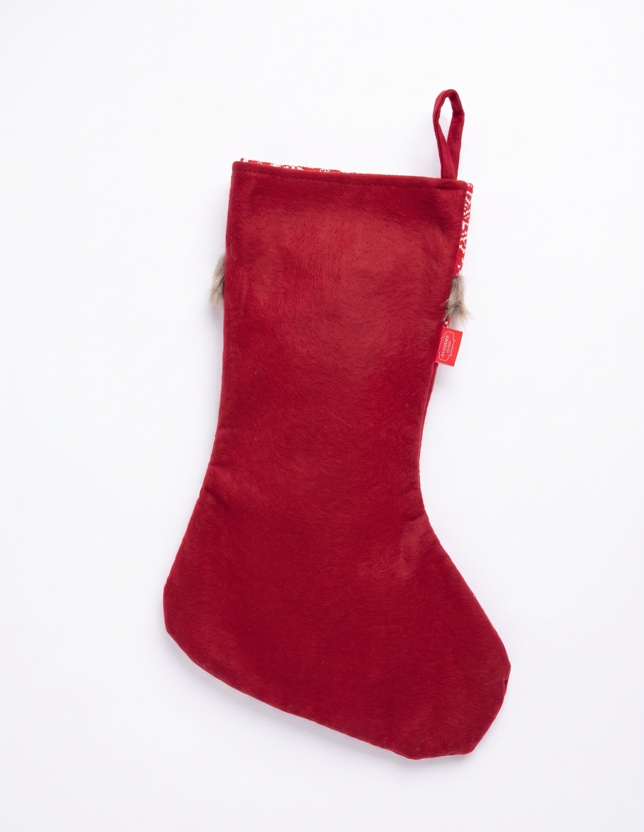 Bota navideña estampado navideño 2