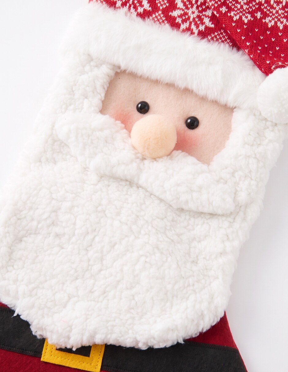 Bota navideña estampado navideño 3
