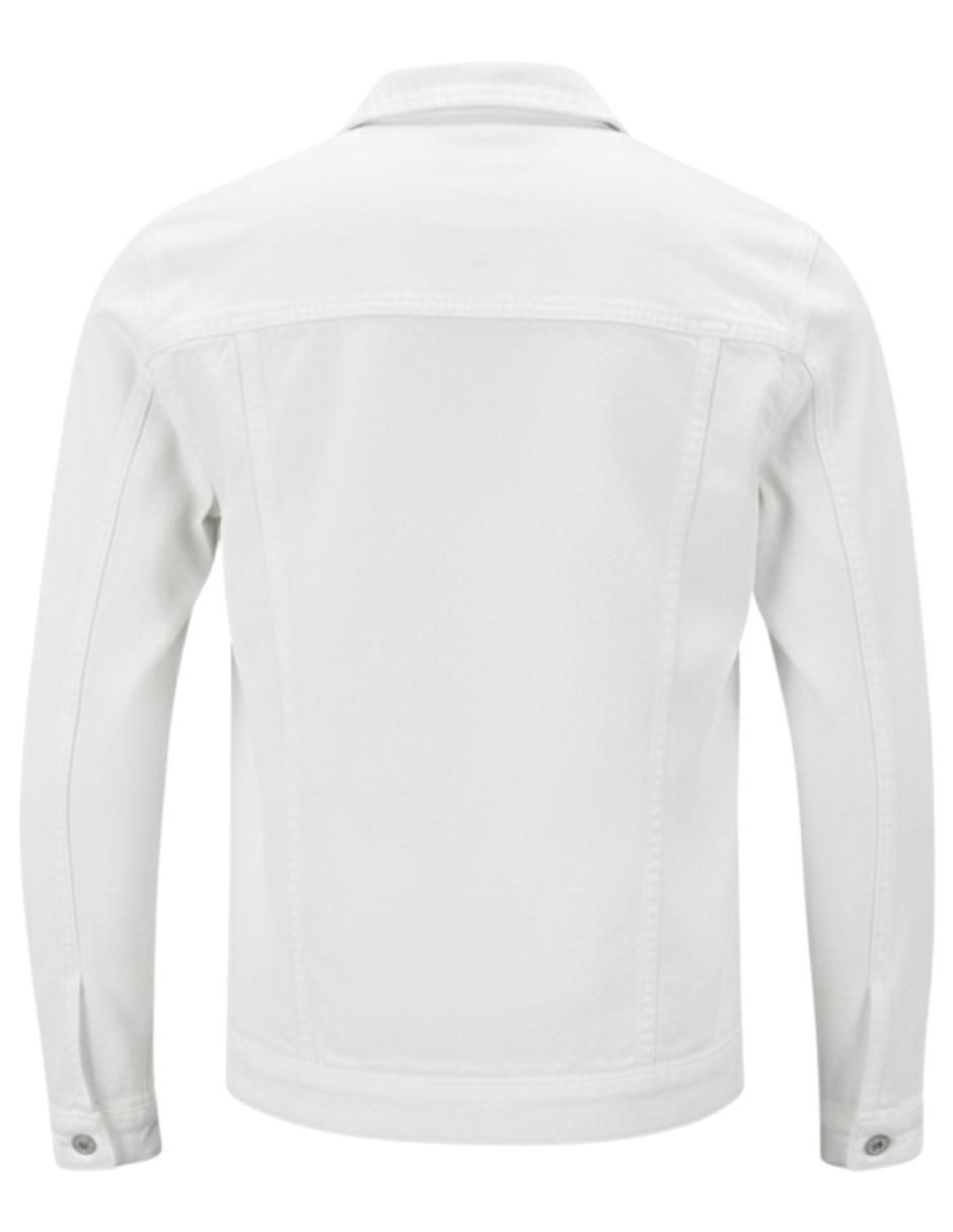 Chamarra denim de mezclilla con bolsillos para hombre 3