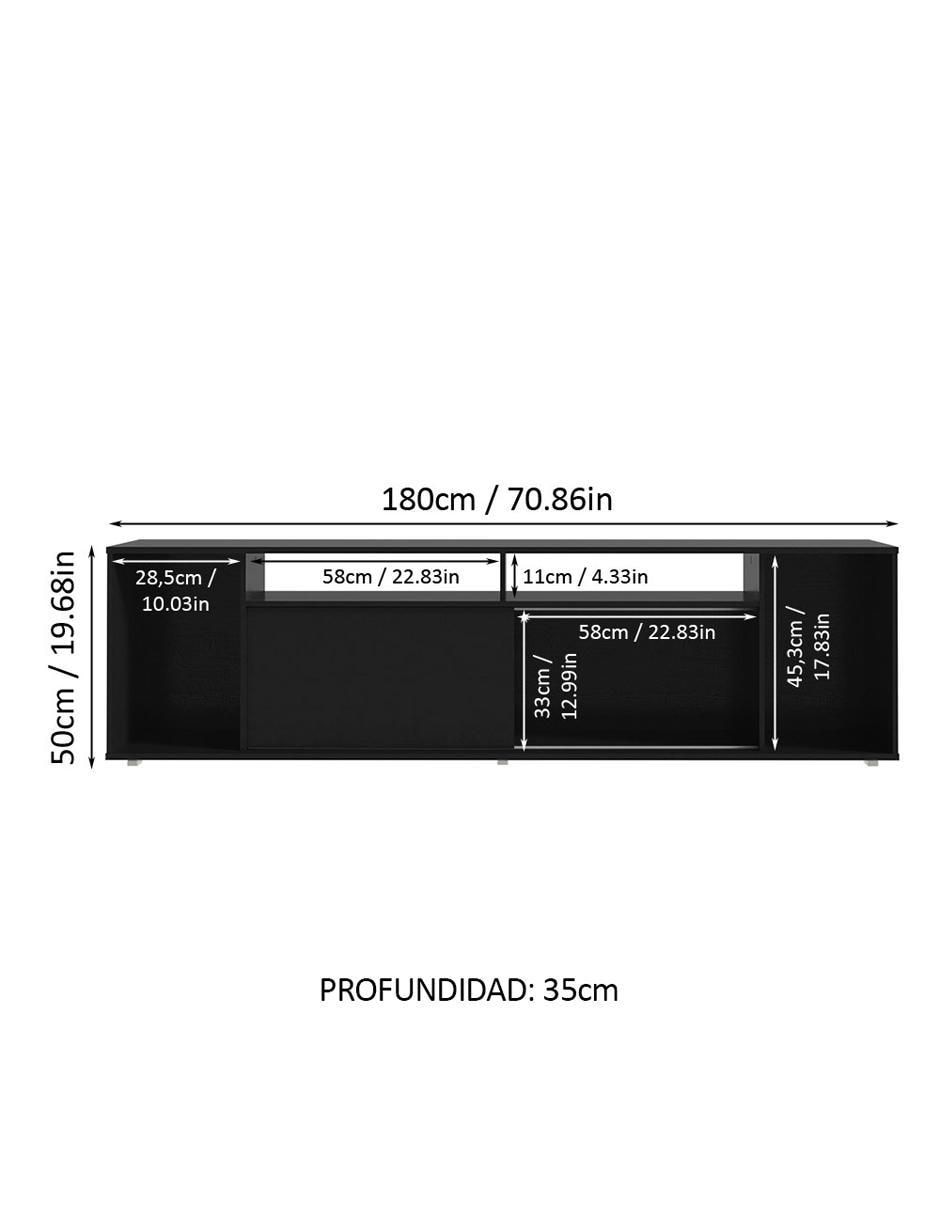 Mueble de TV armable de MDP 7