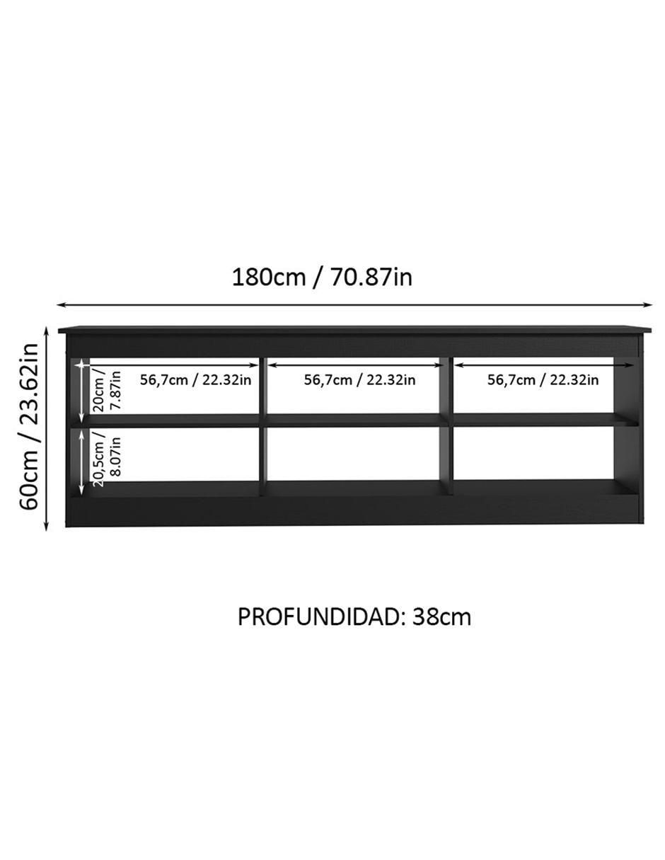 Mueble de tv armable 19