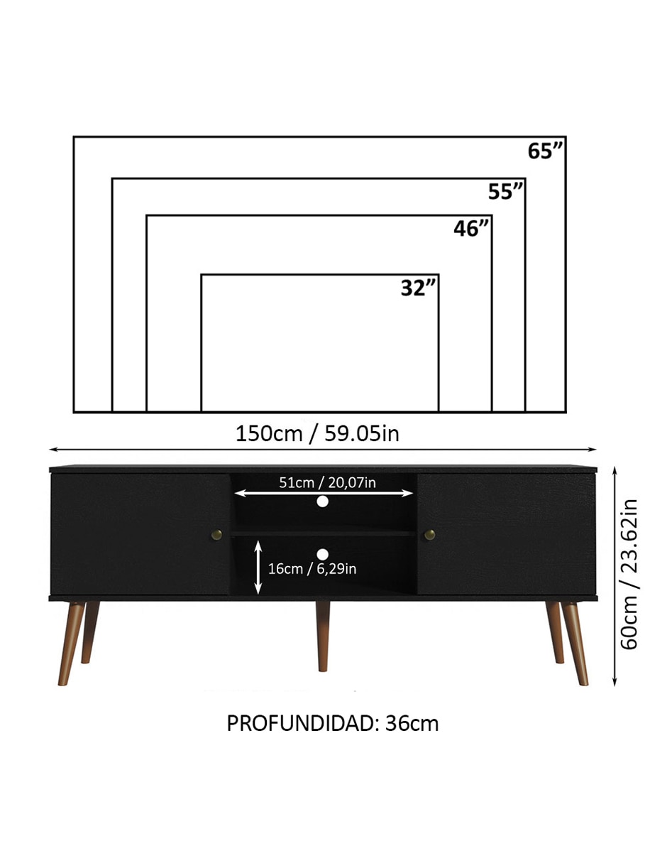 Mueble de tv armable 20