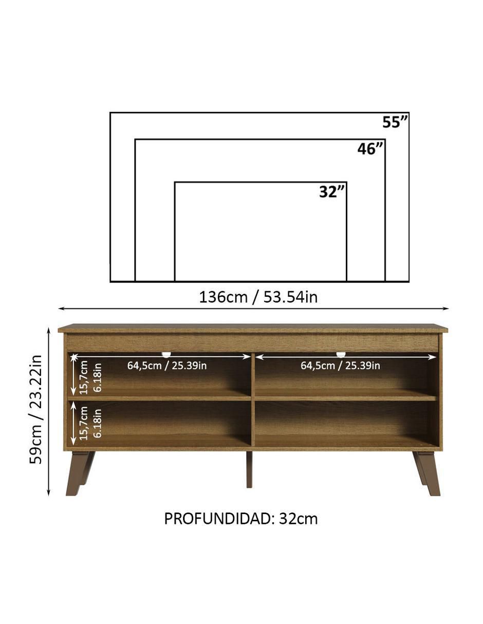 Mueble de tv armable de MDP 12