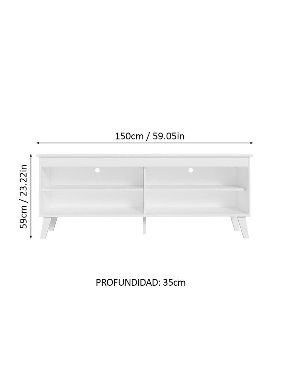Mueble de tv armable de MDP 21