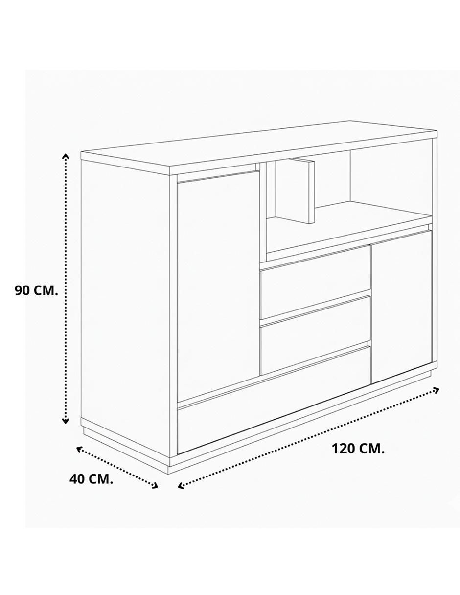 Credenza armable muebles 6