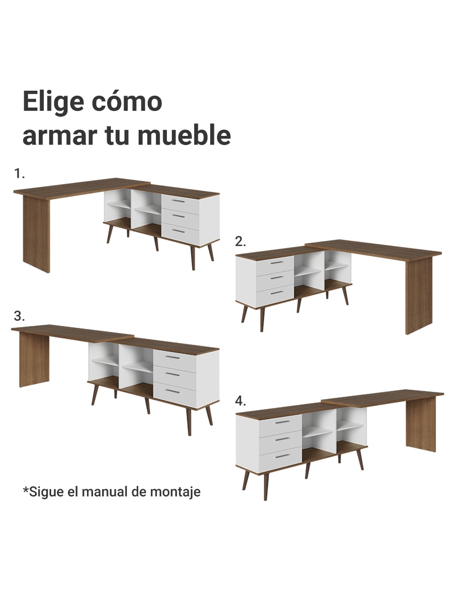 Escritorio armable Lisboa de MDP 13