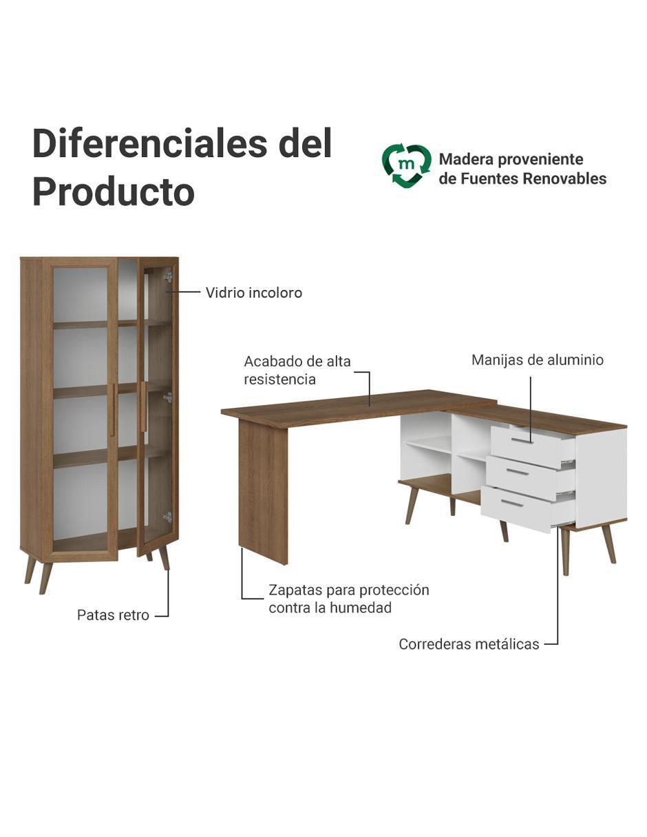 Escritorio armable Lisboa Madesa