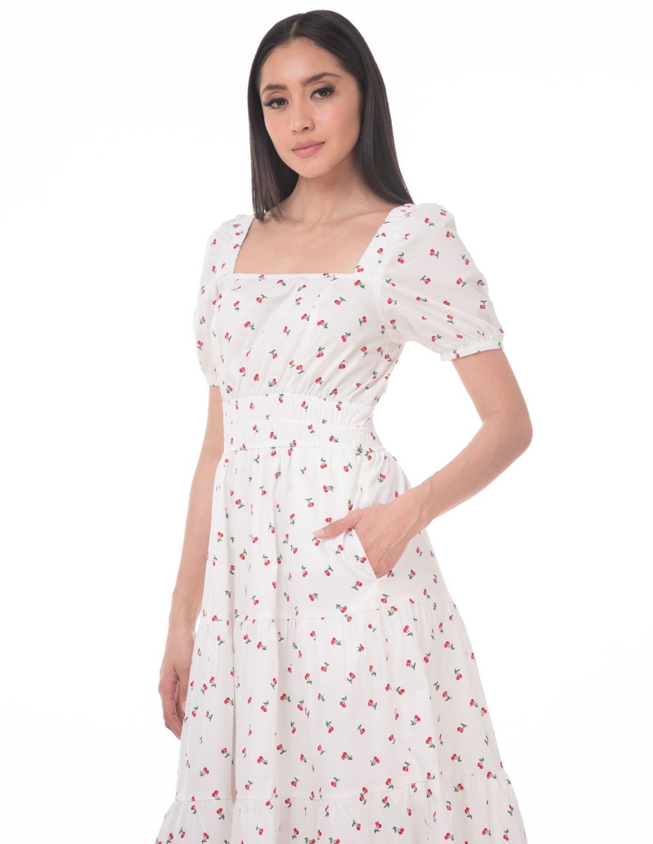 Vestido midi casual Lvyou para mujer