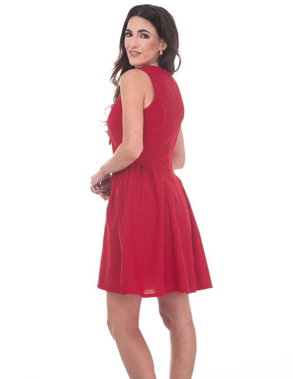 Vestido corto casual lvyou abril para mujer
