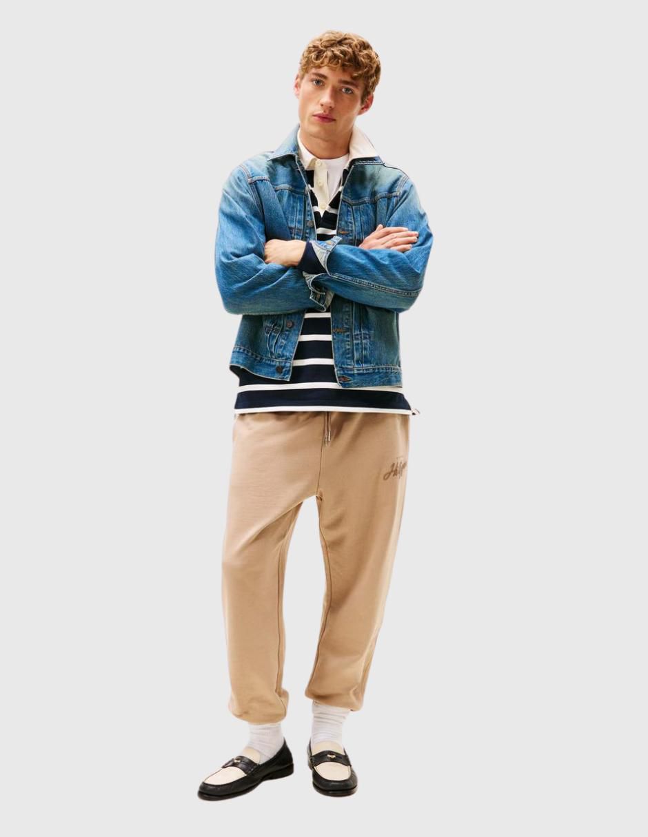 Pantalón jogger regular de algodón para hombre 5