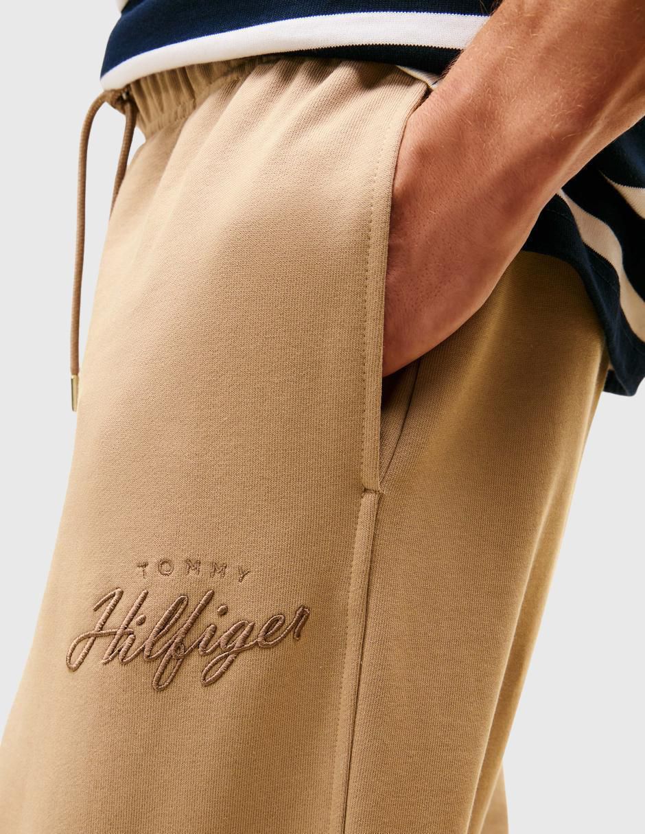 Pantalón jogger regular de algodón para hombre