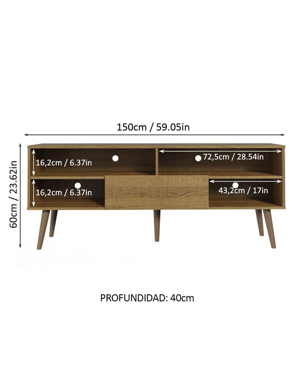 Mueble de tv armable Madesa de MDP