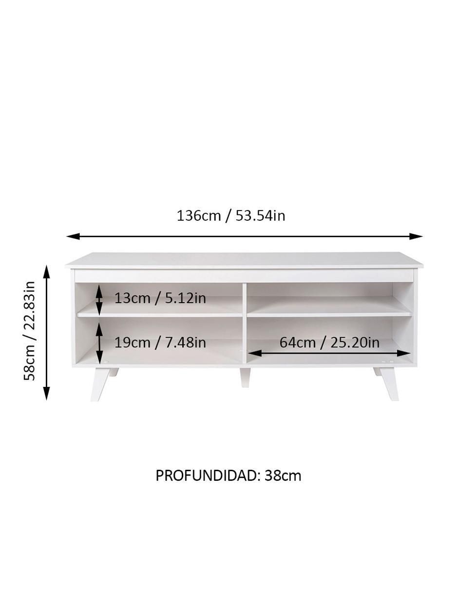 Mueble de tv armable de MDP 19