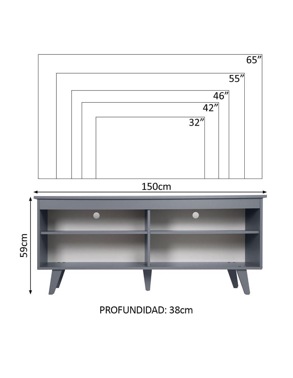 Mueble de tv armable Madesa de MDP