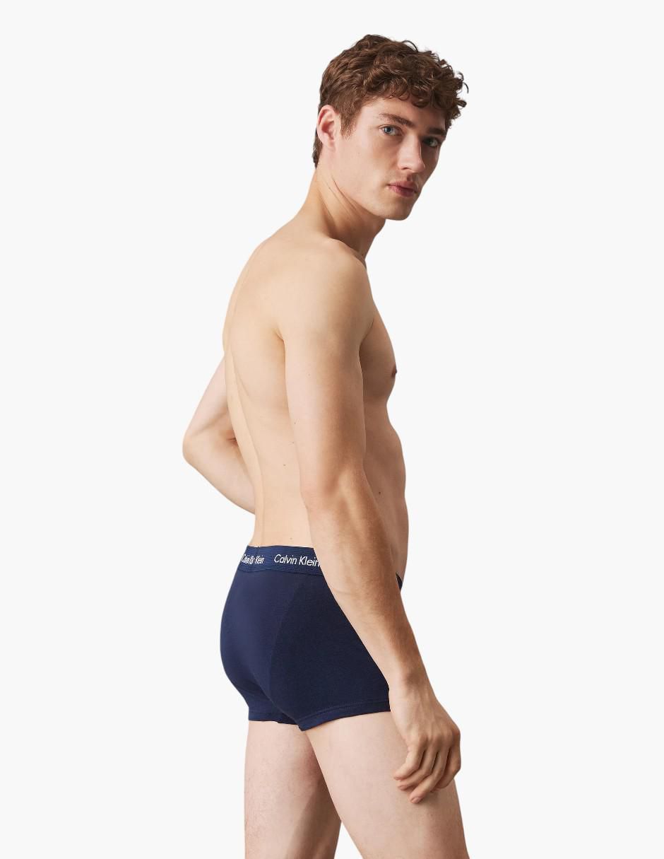 Set bóxer trunk Calvin Klein de algodón para hombre 3 piezas 5