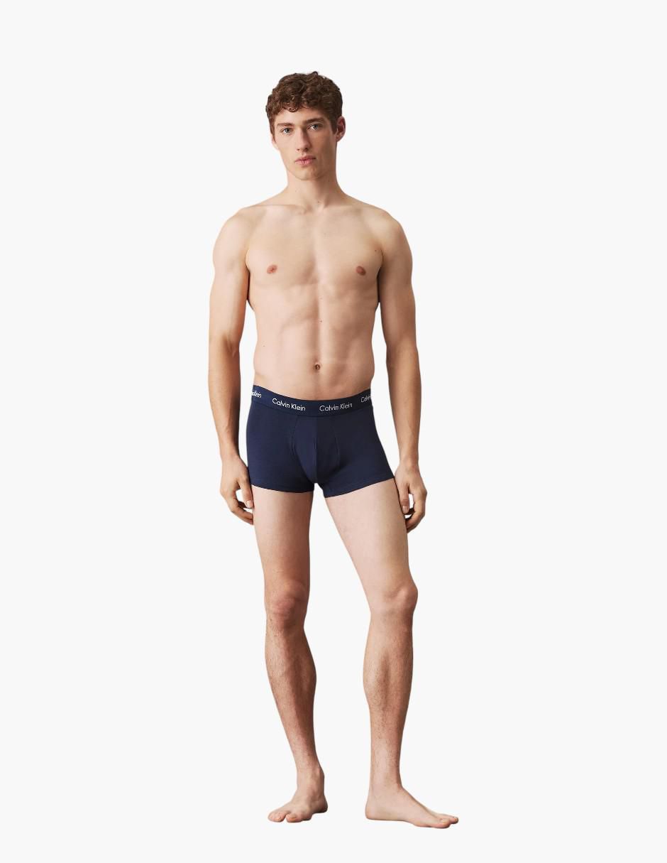 Set bóxer trunk Calvin Klein de algodón para hombre 3 piezas 3