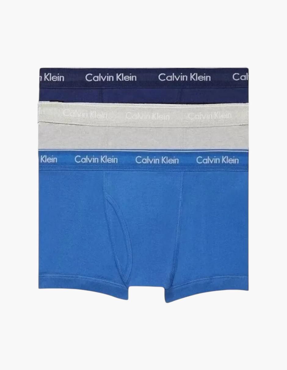 Set bóxer trunk Calvin Klein de algodón para hombre 3 piezas 2
