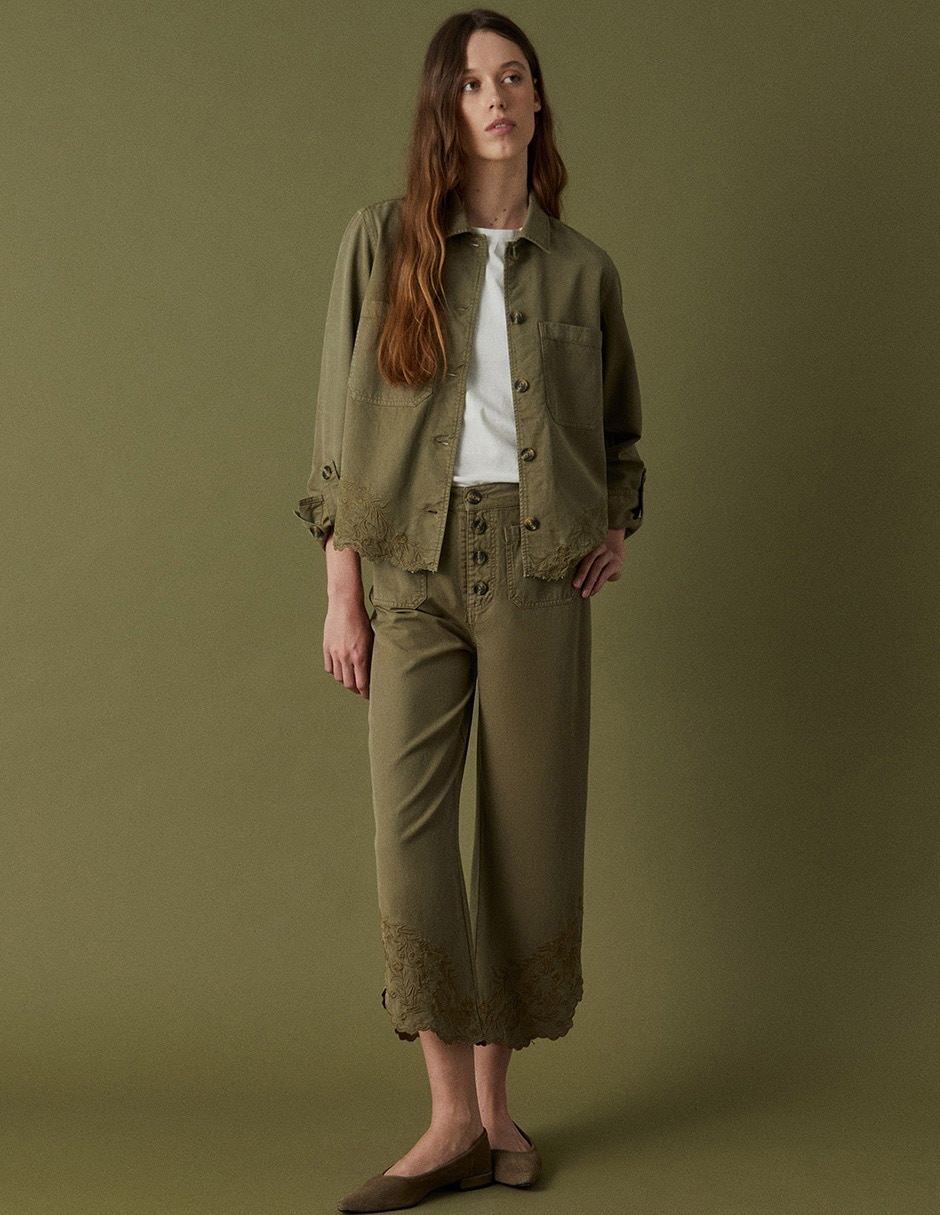 Pantalón relaxed amplio para mujer Pantalón relaxed amplio para mujer