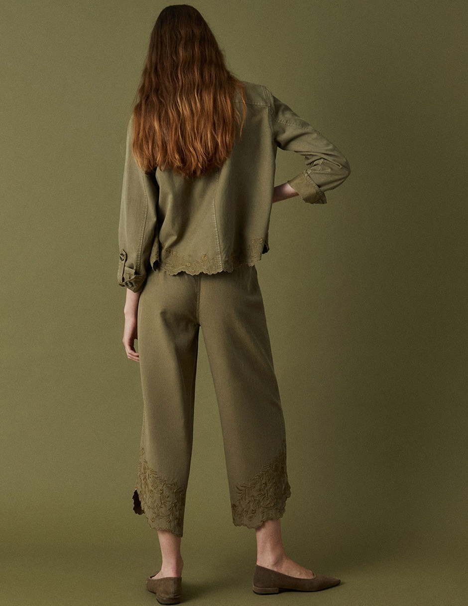 Pantalón relaxed amplio para mujer 3