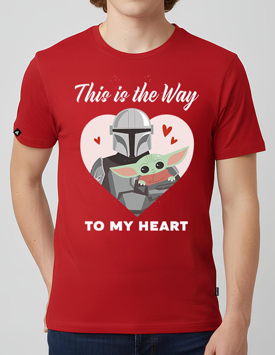 Playera disney star wars cuello redondo para hombre
