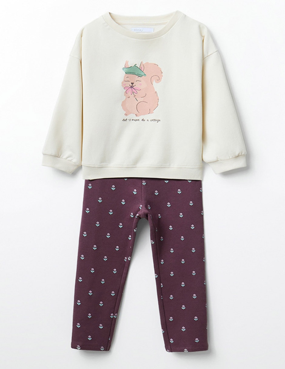Conjunto de algodón para niña Conjunto de algodón para niña