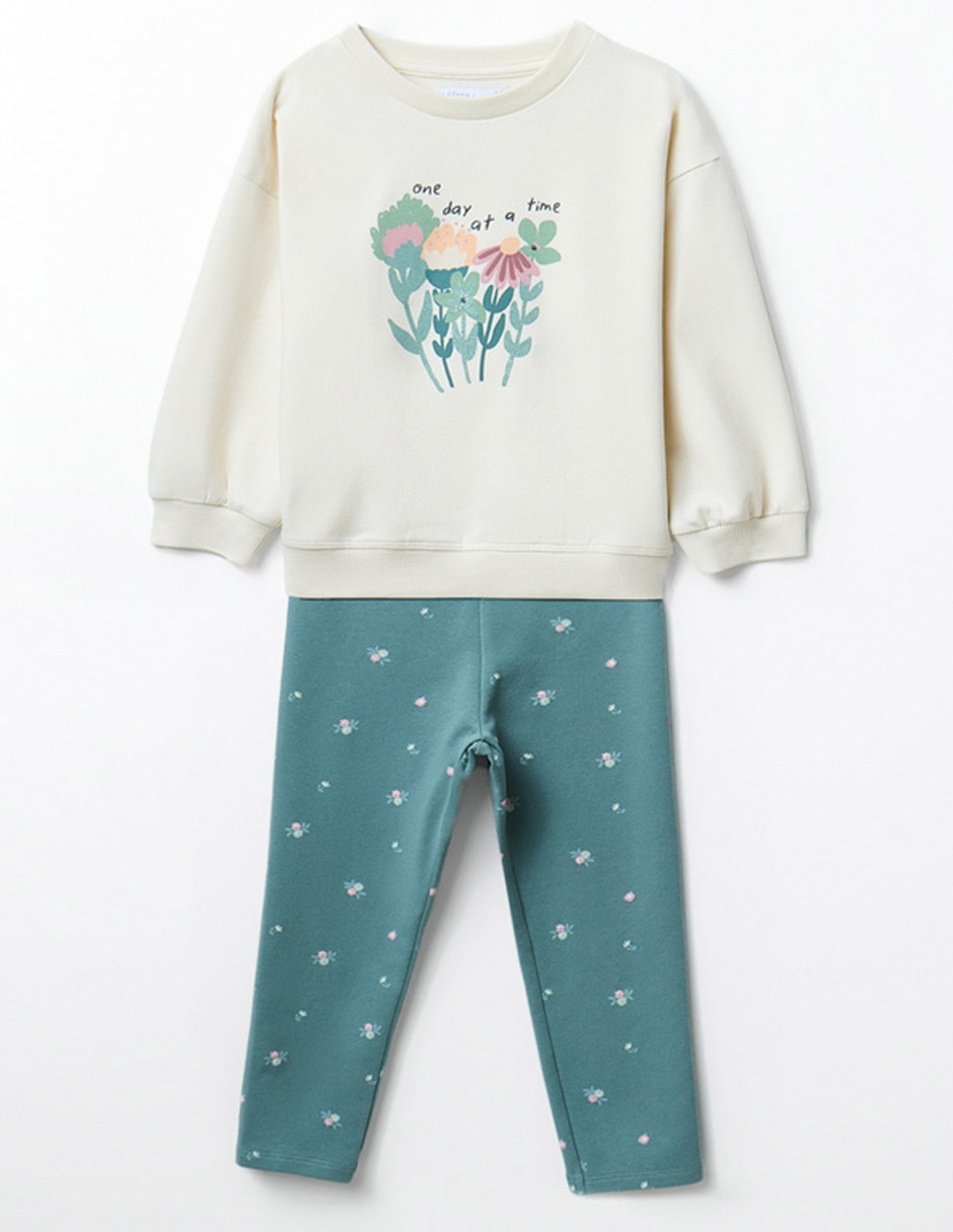 Conjunto de algodón para niña Conjunto de algodón para niña