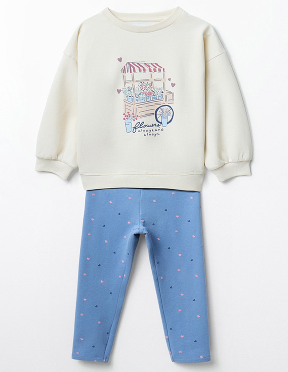 Conjunto de algodón para niña Conjunto de algodón para niña
