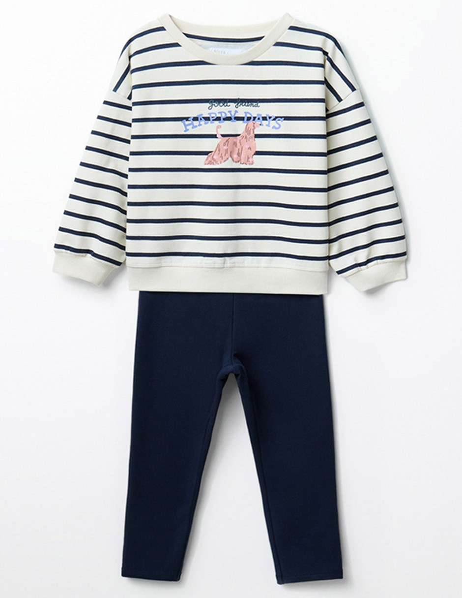 Conjunto de algodón para niña Conjunto de algodón para niña
