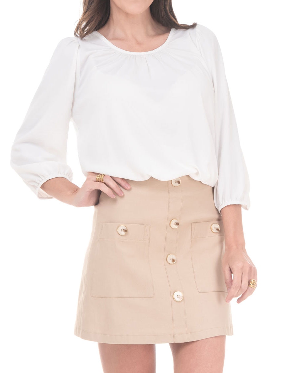 Blusa manga 3/4 para mujer 4