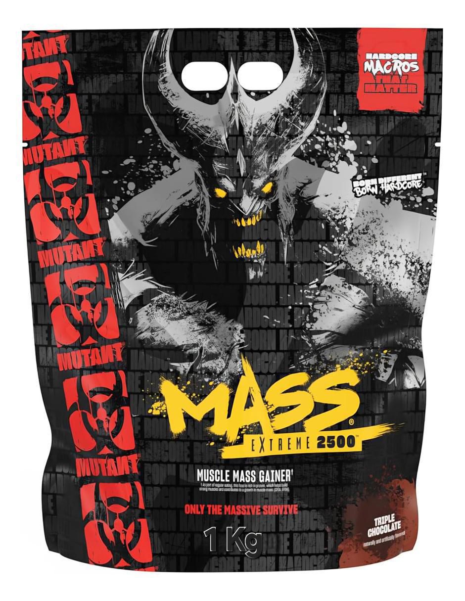 Mutant Mass XXXtreme 2500 Mutant con proteína aisalada de suero de leche hidrolizada sabor chocolate de 1 kg