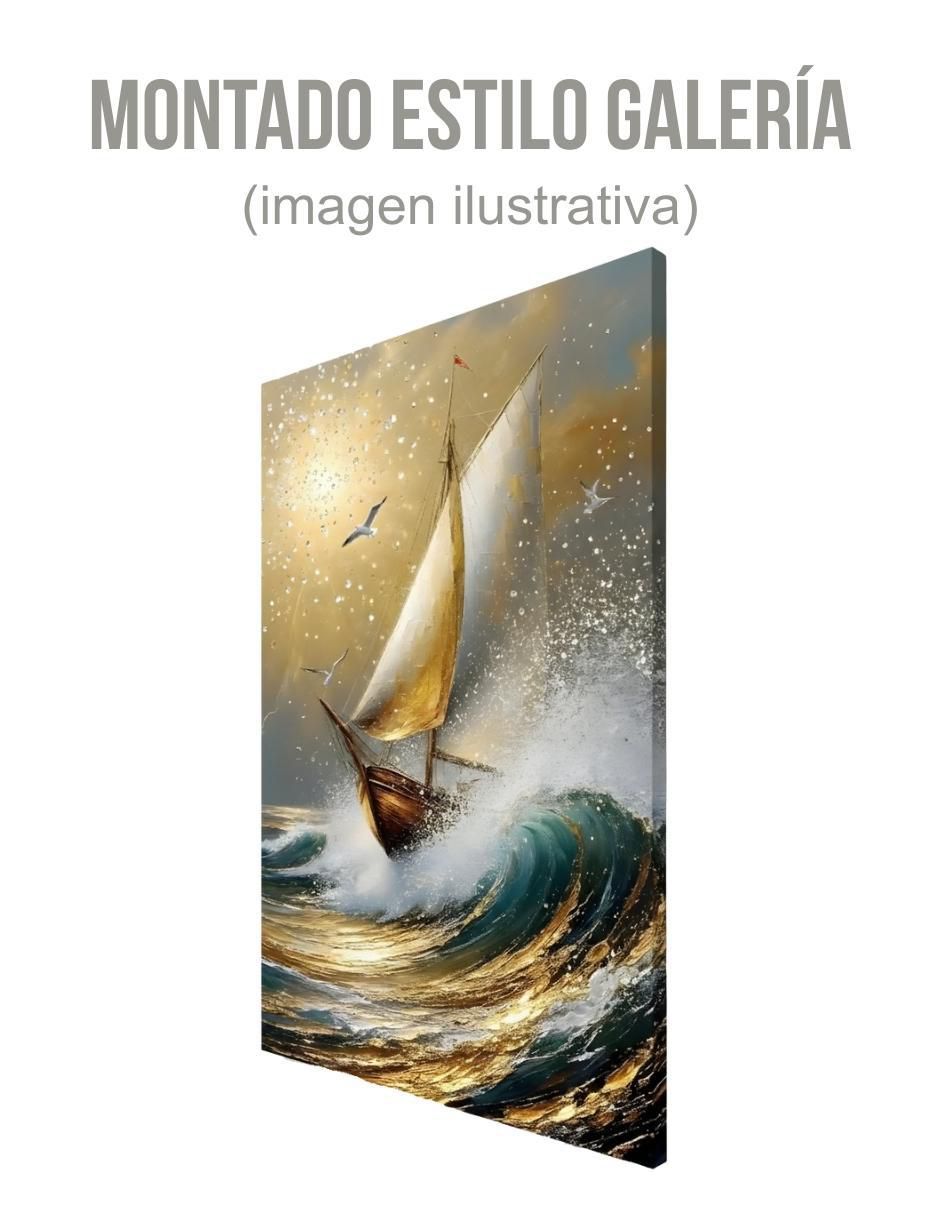 Cuadro decorativo paisaje velero 3