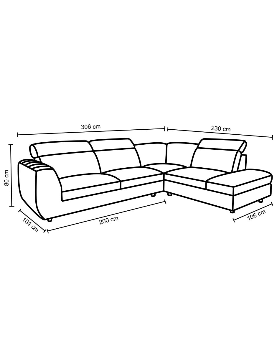Sala modular derecha Rovani 16