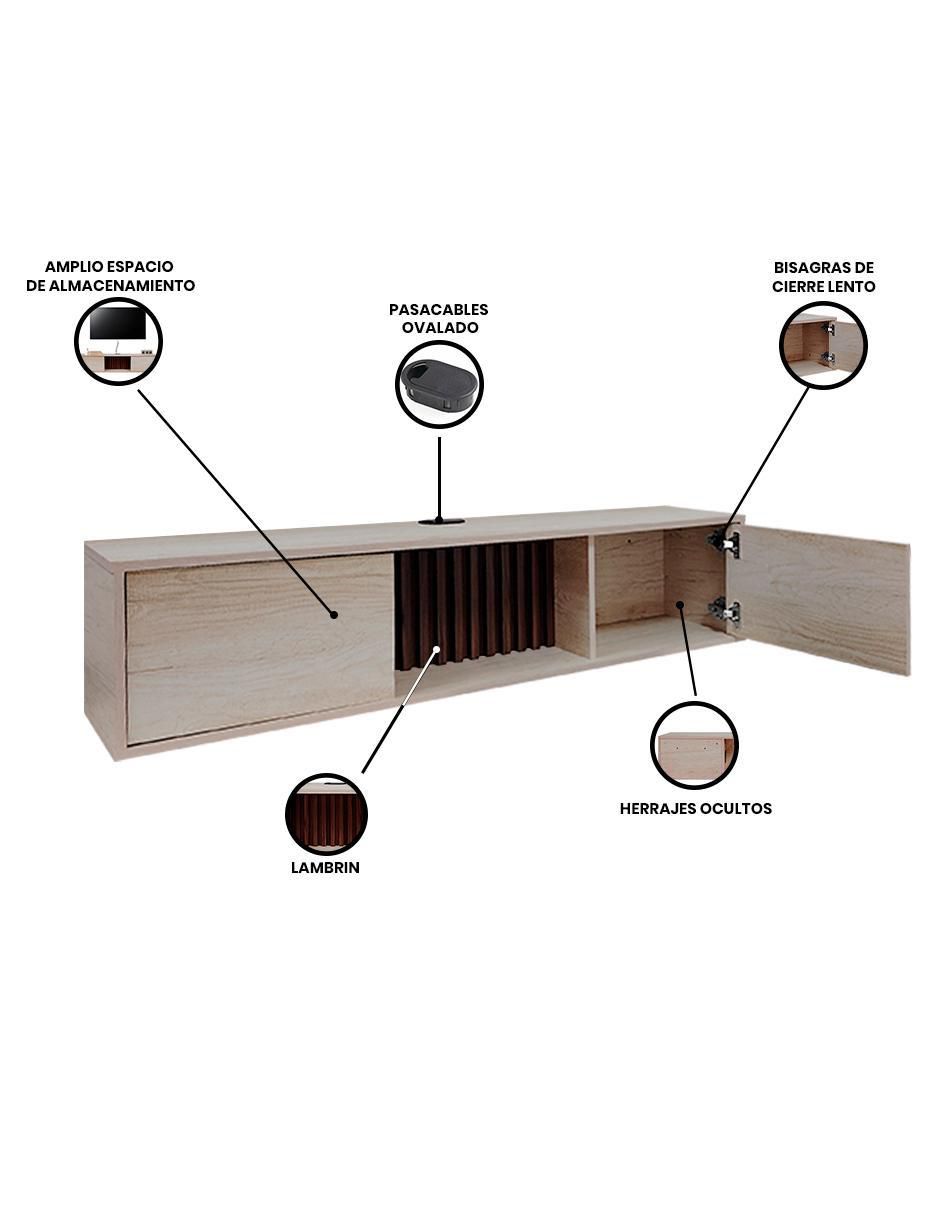 Repisa armable Damian de MDF 2