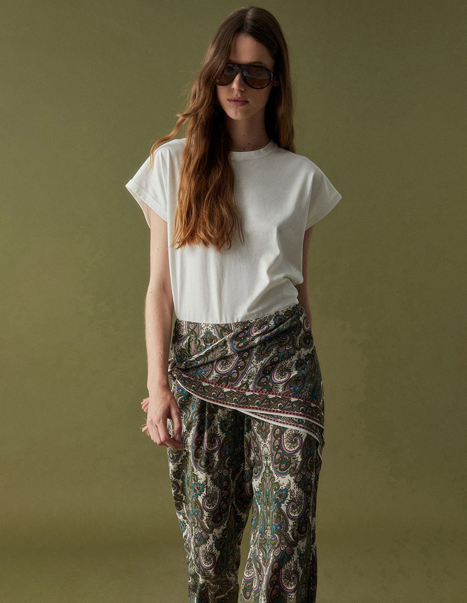 Pantalón relaxed amplio para mujer 5