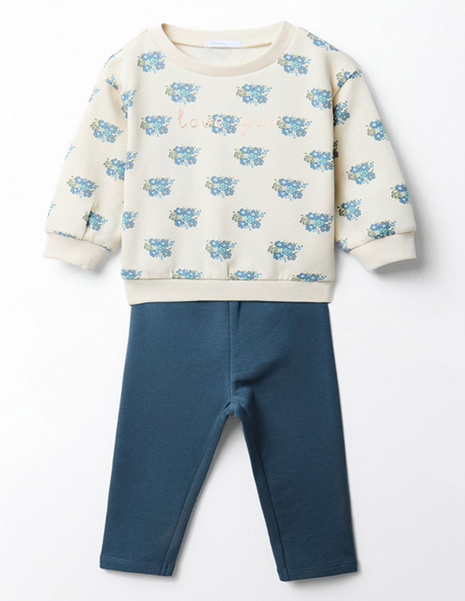 Conjunto de algodón para bebé niña Conjunto de algodón para bebé niña