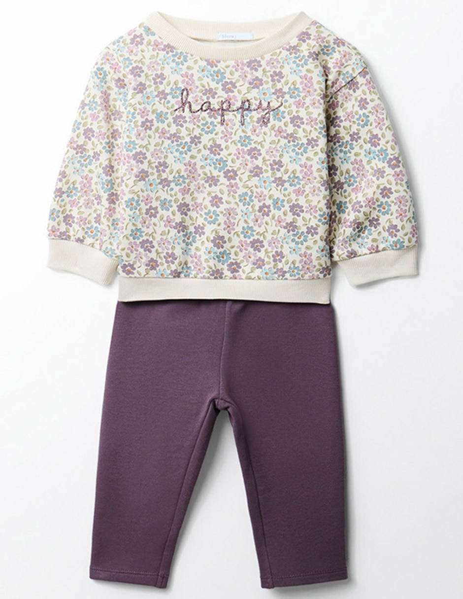 Conjunto de algodón para bebé niña Conjunto de algodón para bebé niña