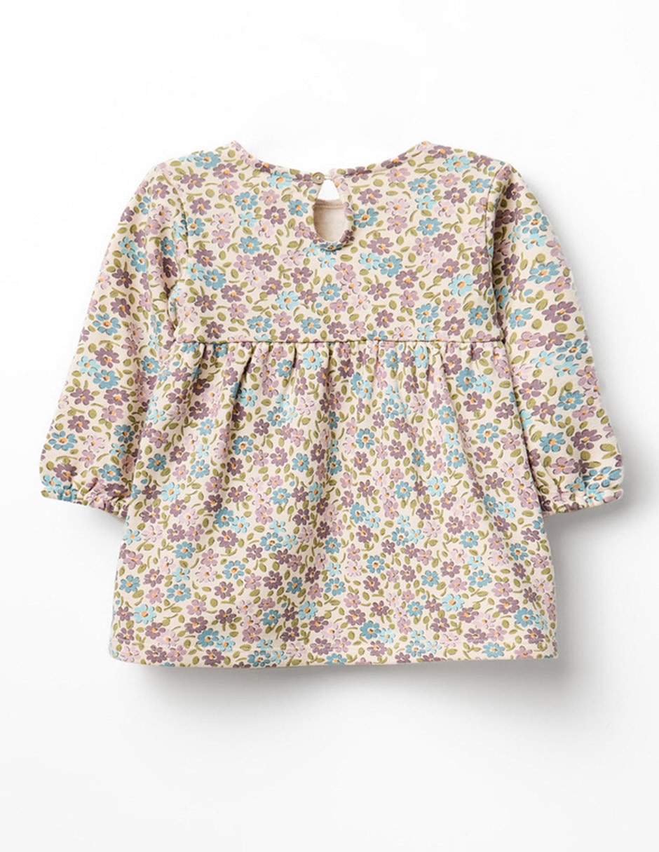 Vestido manga globo para niña 2